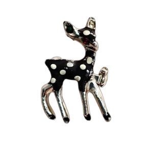 1950s Novelty Fawn Costume Jewelry Pin Brooch